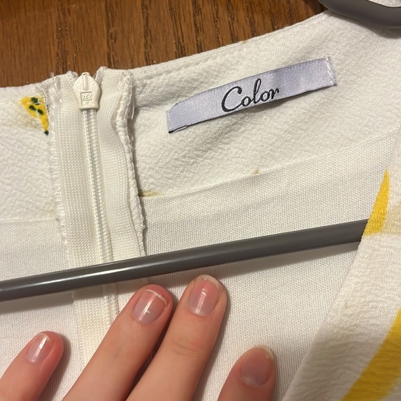 white floral dress - Picture 3 of 5